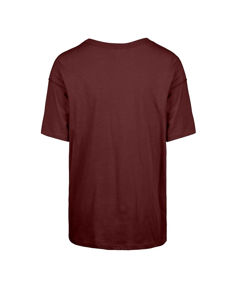 '47 Brand Women's Crimson Oklahoma Sooners Muse Sadie T-Shirt
