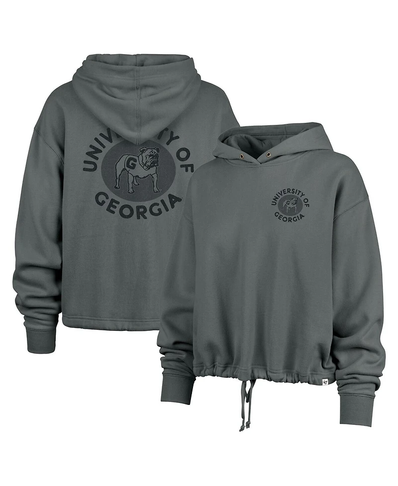 '47 Brand Women's Gray Georgia Bulldogs Luminance Dot Venice Pullover Hoodie