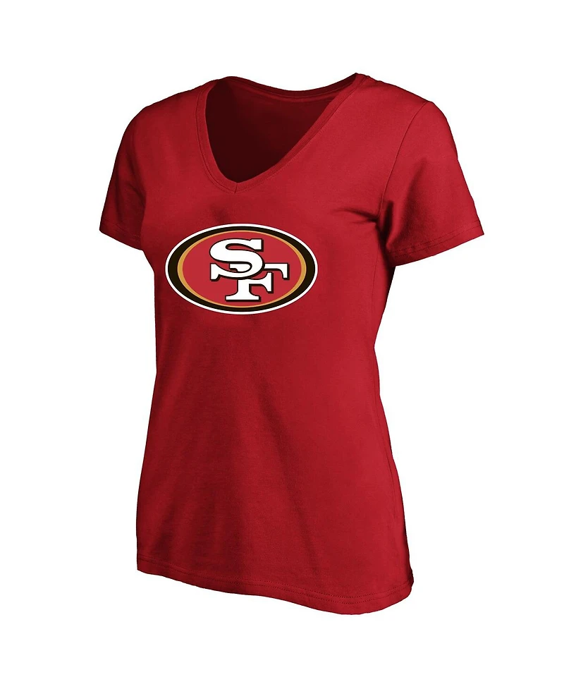 Fanatics Women's Brock Purdy Scarlet San Francisco 49ers Plus Fair Catch Name Number Scoop Neck T-Shirt