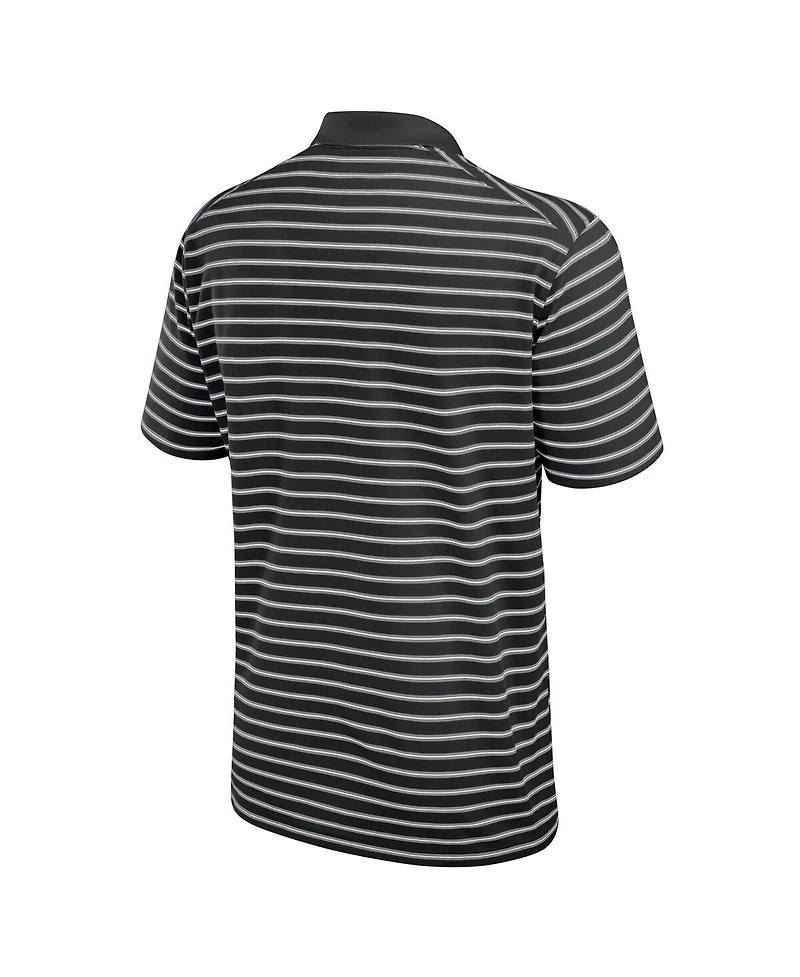 Nike Men's Black Rutgers Scarlet Knights Victory Stripe Performance Polo Shirt