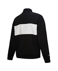 Mitchell & Ness Women's Black Oakland Raiders Quarter-Zip Jacket