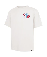 '47 Brand Men's Cream Philadelphia Phillies Flora Foundation T-Shirt