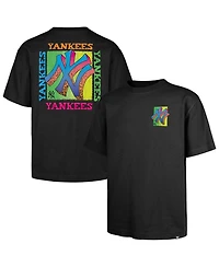 '47 Brand Men's Black New York Yankees Sundale Foundation T-Shirt