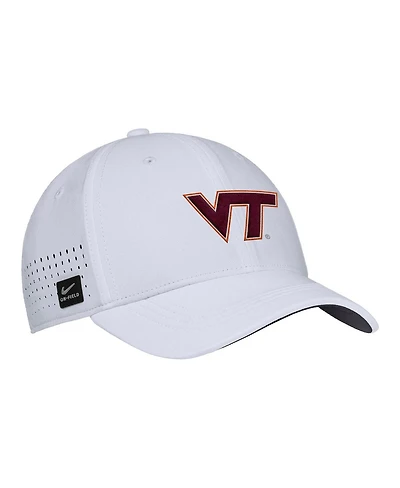 Nike Men's White Virginia Tech Hokies 2025 On-Field Performance Flex Hat