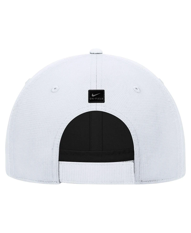 Nike Men's White Tcu Horned Frogs 2025 On-Field Club Performance Adjustable Hat