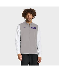 Nike Men's Gray Lsu Tigers Primetime Victory Performance Full-Zip Vest