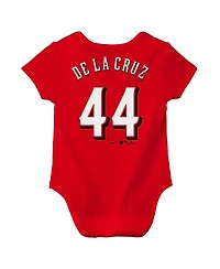 Nike Newborn Elly De La Cruz Red Cincinnati Reds Name Number Fuse Bodysuit