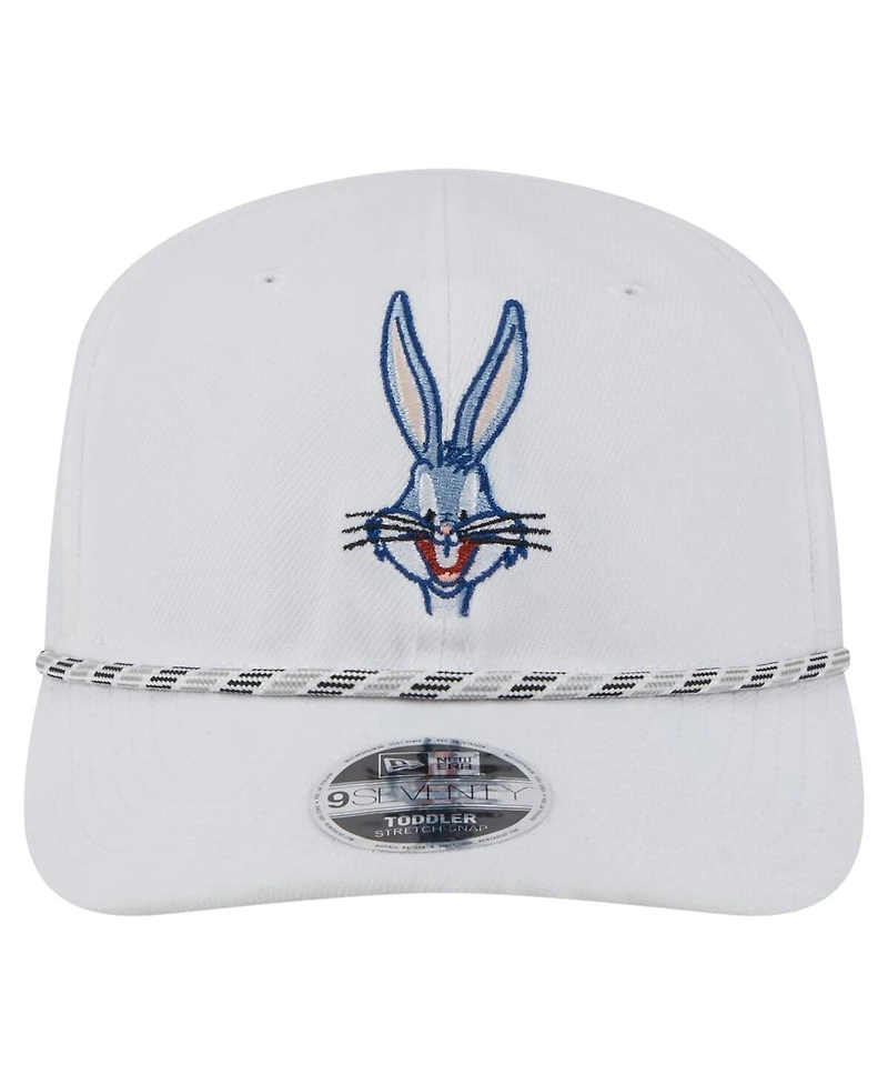 New Era Big Boys and Girls Bugs Bunny White Looney Tunes Multi Rope 9SEVENTY Stretch-Snap Hat