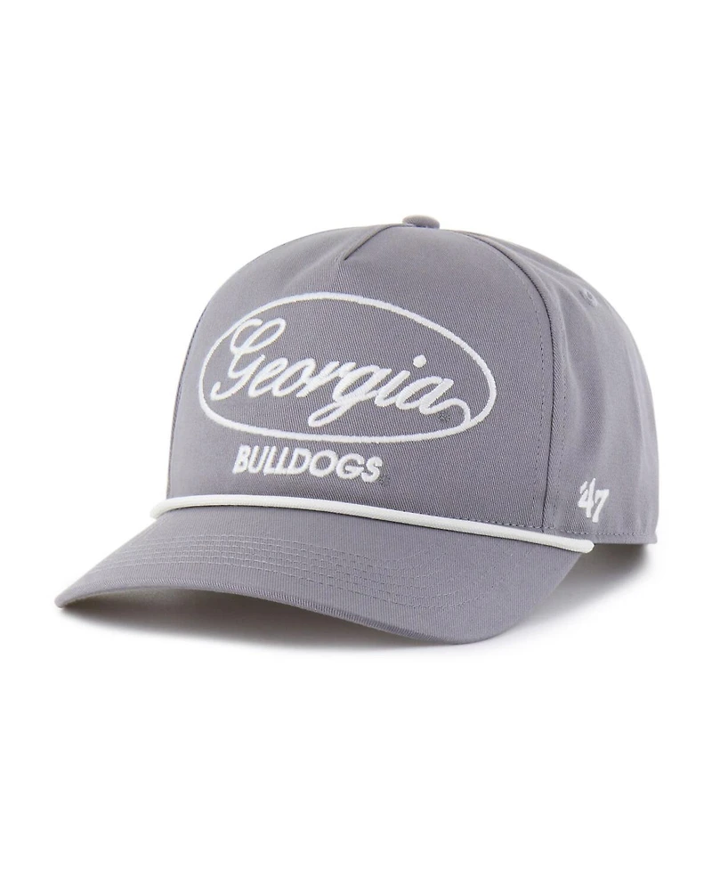 '47 Brand Men's Gray Georgia Bulldogs Contemporary Basics Foundational Rope Hitch Adjustable Hat