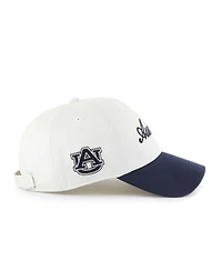 '47 Brand Men's White Auburn Tigers Contemporary Basics Foundation Clean Up Adjustable Hat