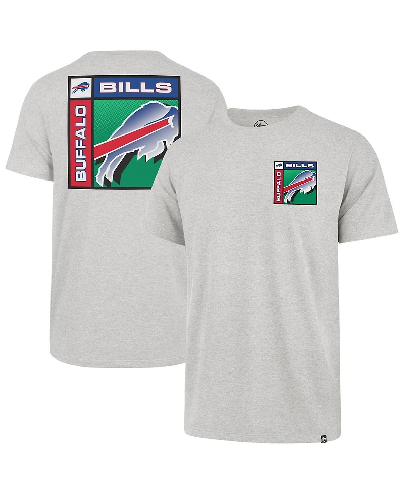 '47 Brand Men's Gray Buffalo Bills Chrome Plate Franklin T-Shirt