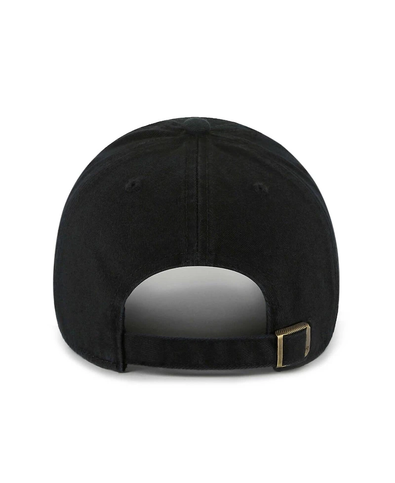 '47 Brand Men's Black Alabama Crimson Tide Clean Up Adjustable Hat