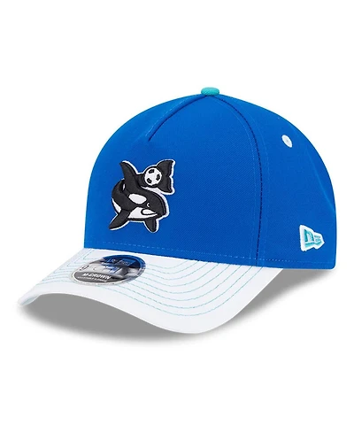 New Era Men's Blue/White Seattle Sounders Fc 2025 Jersey Hook 9FORTY M-Crown Adjustable Hat