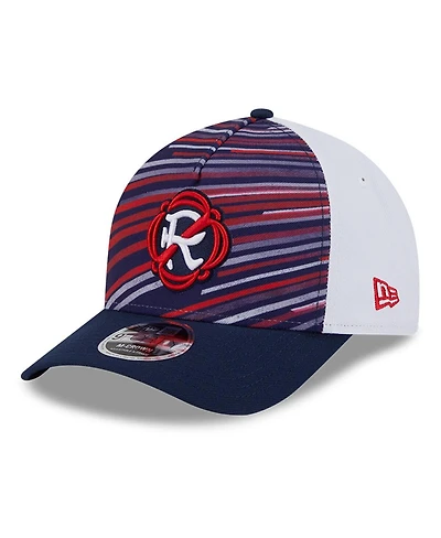 New Era Men's Navy/White New England Revolution 2025 Jersey Hook 9FORTY M-Crown Adjustable Hat