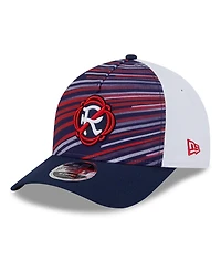 New Era Men's Navy/White New England Revolution 2025 Jersey Hook 9FORTY M-Crown Adjustable Hat