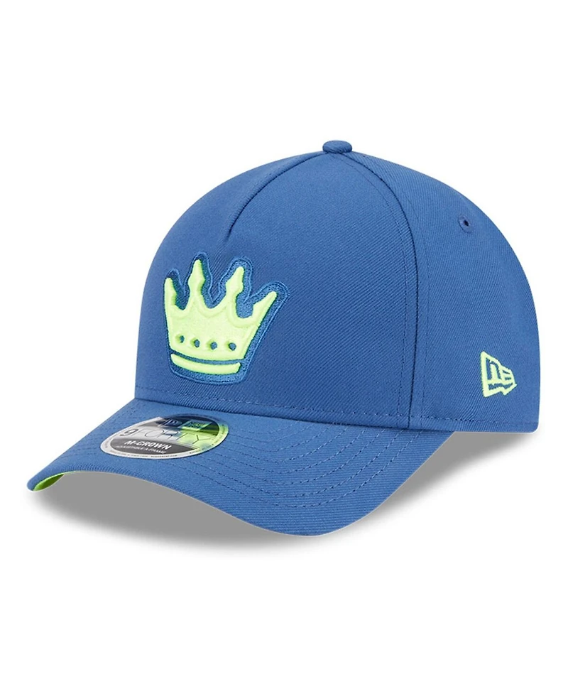 New Era Men's Blue Charlotte Fc 2025 Jersey Hook 9FORTY M-Crown Adjustable Hat