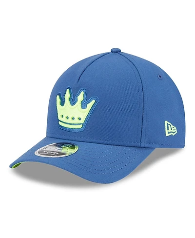 New Era Men's Blue Charlotte Fc 2025 Jersey Hook 9FORTY M-Crown Adjustable Hat