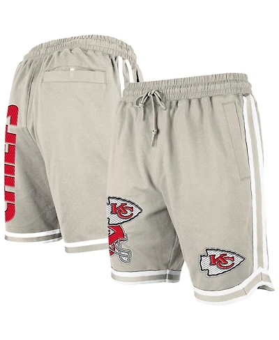 New Era Men's Light Beige Kansas City Chiefs Stone Multi Patch Shorts
