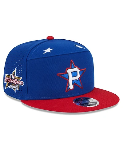 New Era Men's Blue/Red Pittsburgh Pirates 2025 Mlb All-Star Game Workout Side Patch 9FIFTY Snapback Hat