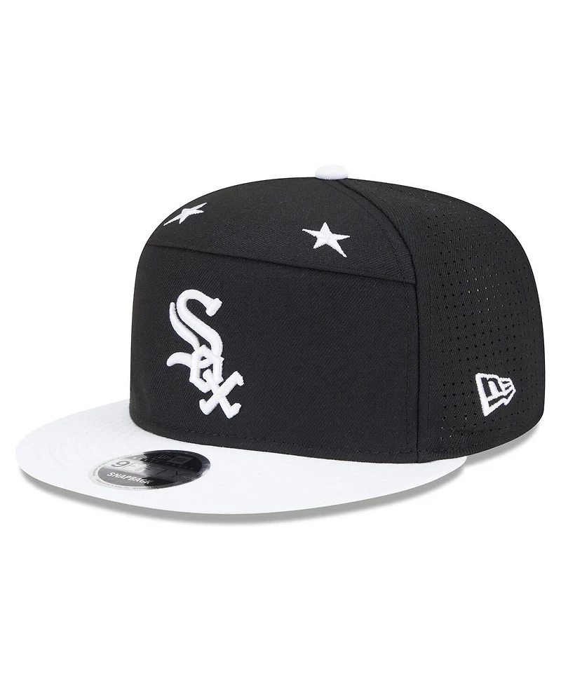 New Era Men's Black/White Chicago White Sox 2025 Mlb All-Star Game Side Patch 9FIFTY Snapback Hat
