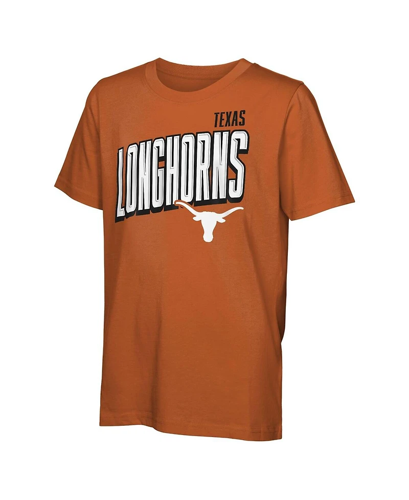 Outerstuff Big Boys and Girls Texas Longhorns The Mix T-Shirt Combo Set