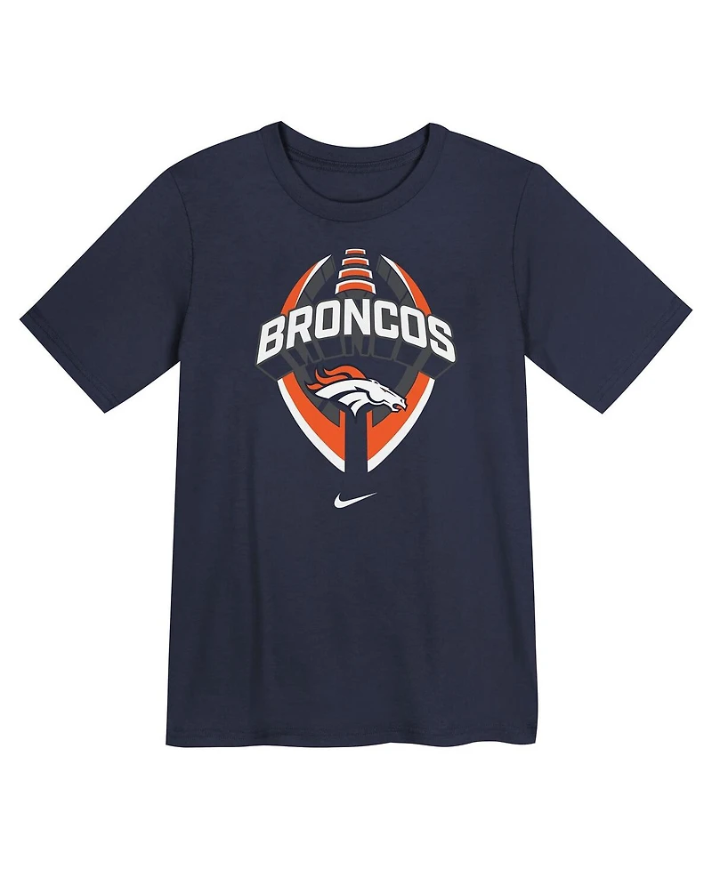 Nike Preschool Navy Denver Broncos Icon Legend Performance T-Shirt