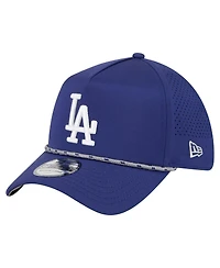 New Era Men's Royal Los Angeles Dodgers 39THIRTY A-Frame Perforated Flex Hat