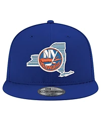 New Era Men's Royal New York Islanders State Pride 9FIFTY Snapback Hat