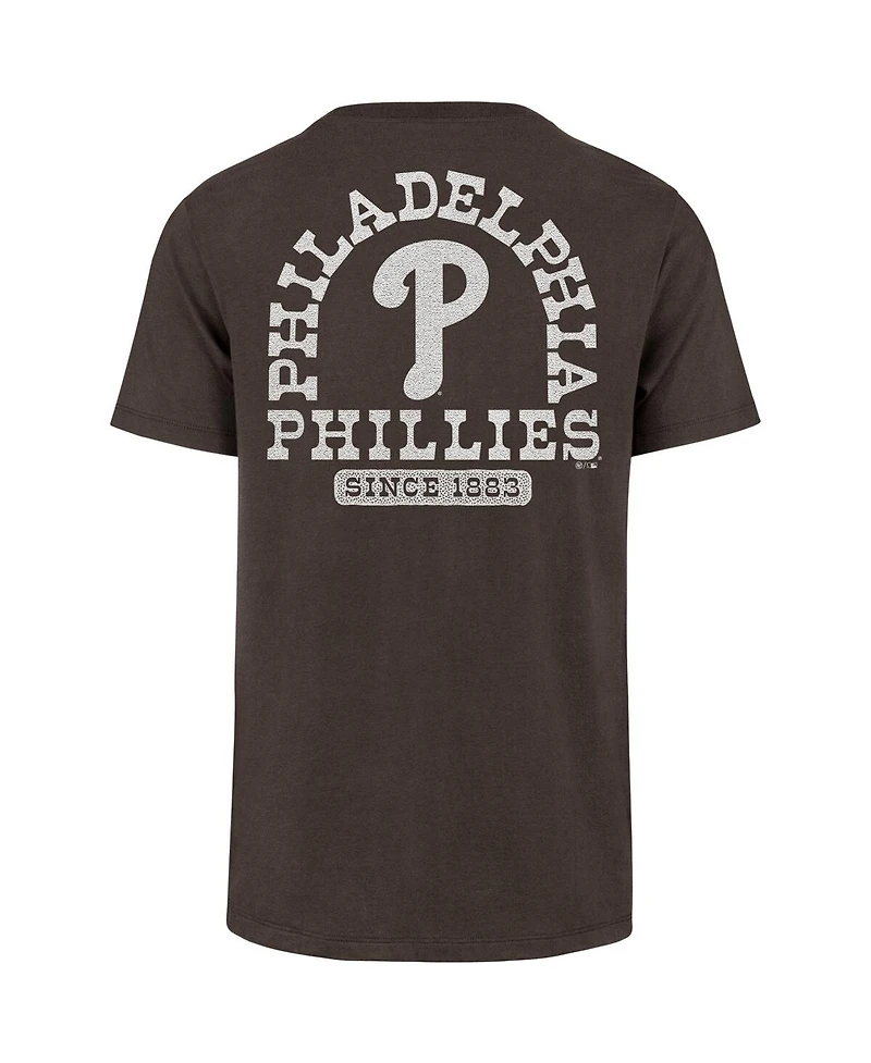 '47 Brand Men's Brown Philadelphia Phillies Back Canyon Franklin T-Shirt