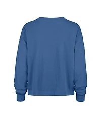 '47 Brand Women's Blue Detroit Lions Outreach City Oversized Long Sleeve T-Shirt