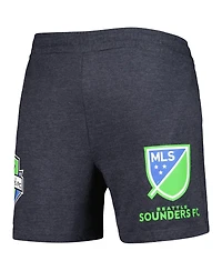 Concepts Sport Men's Charcoal Seattle Sounders Fc Multi-Logo Shorts