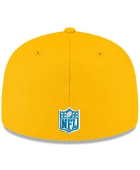 New Era Men's Gold Los Angeles Chargers Charger Power 59FIFTY Fitted Hat