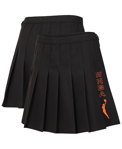 Round21 Men's and Women's Black Wnba Game On Tennis Skirt