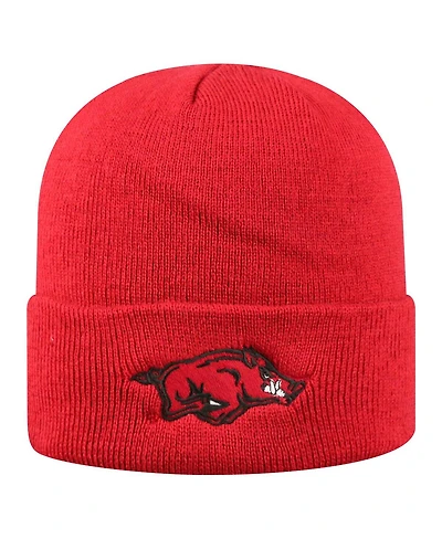 Top of the World Men's Cardinal Arkansas Razorbacks Logo Cuffed Knit Hat