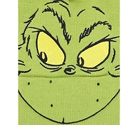 Bioworld Big Boys 2-Piece Rib Knit Grinch Hat and Matching Glove Set