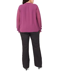 Vince Camuto Plus Bell Sleeves Blouse