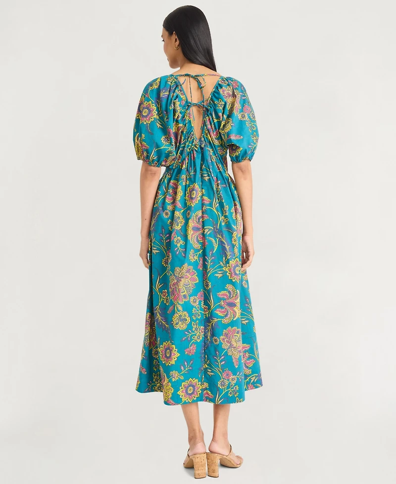 The Good Journey Women's Paisley Printed Midi Dress