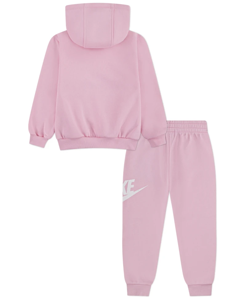 Nike Toddler Girls 2-Piece Club Fleece Hoodie and Pants Set