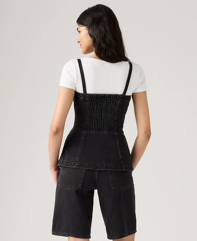 Levi's Women's Tailored Bustier Square Neck Top
