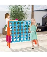 Akiudex Jumbo 4-to-Score Connect Game Set for Kids and Adults