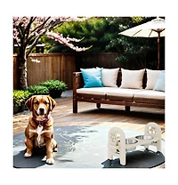 Aostirmotor Portable Pet Travel Bowl Foldable Design Leak-Proof & Easy-Clean for Dogs & Cats