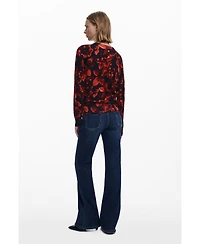Desigual Women's Lightweight floral sweater