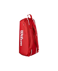 Wilson Super Tour Red 6-Pack Tennis Bag - Red