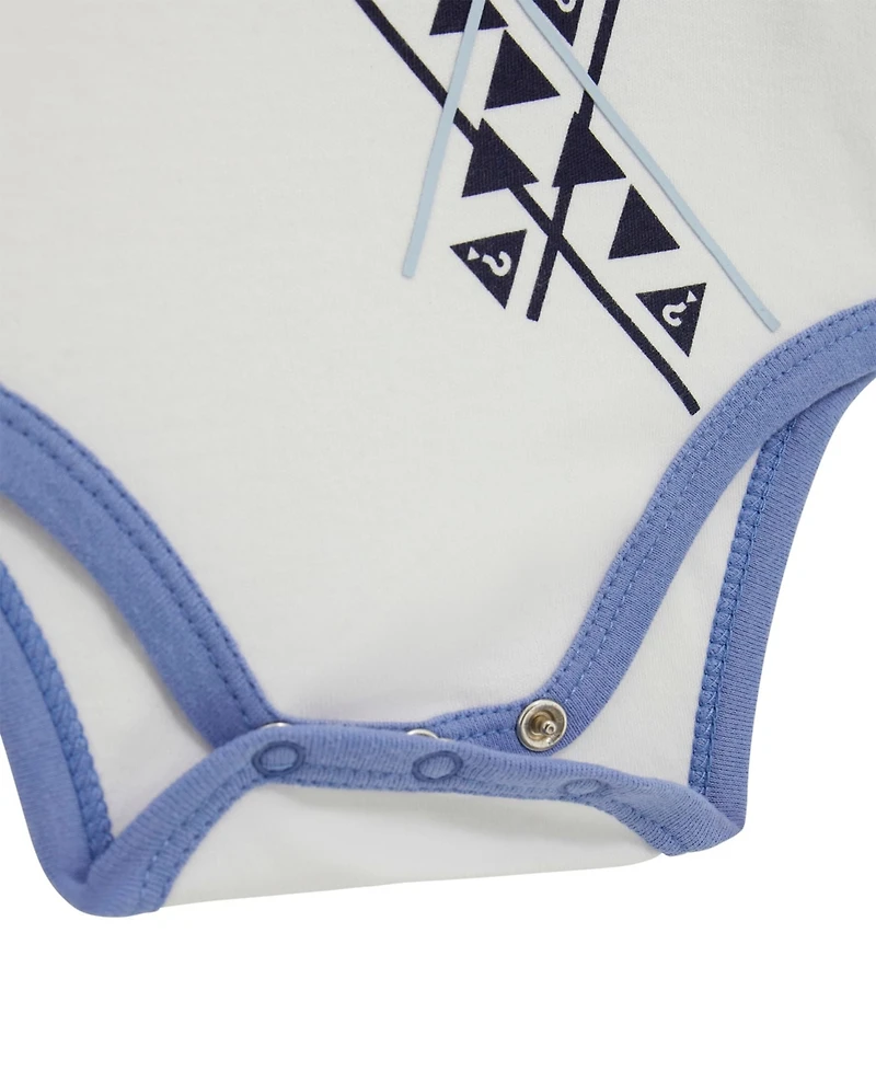 Guess Baby Boys 3-Piece Long-Sleeve Bodysuit, Hooded Vest and Pant Set