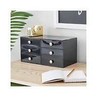 iDesign Stackable 3-Drawer Vanity Makeup Organizer