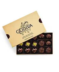 Godiva Assorted Dark Chocolate Gold Gift Box, 15 Pieces