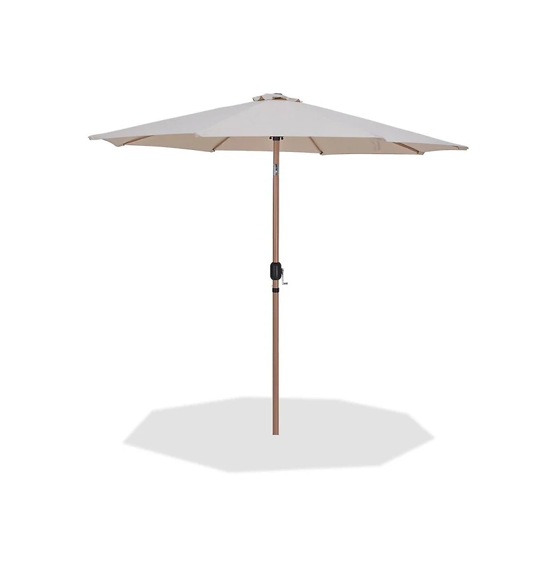 Meridian Furniture Fiji Beige Fabric Patio Umbrellas