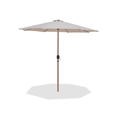 Meridian Furniture Fiji Beige Fabric Patio Umbrellas