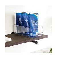 iDesign Pantry Bin for Kitchen Storage - Set of 4 - Clear
