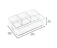 iDesign Interlocking -Section Plastic Drawer Organizer